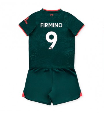 Liverpool Roberto Firmino #9 babykläder Tredje Tröja barn 2022-23 Korta ärmar (+ Korta byxor)